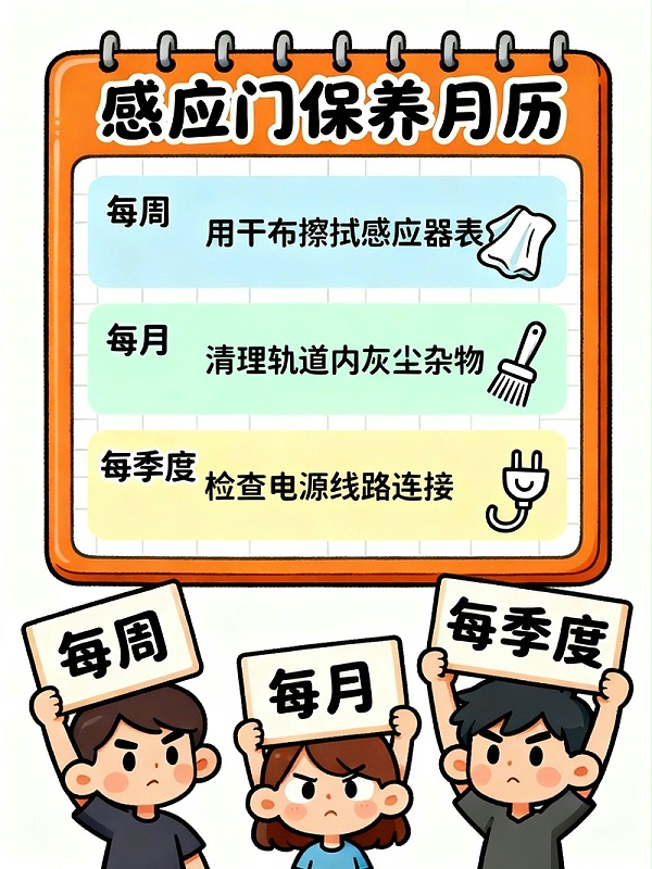 感应门保养月历无水印 感应门保养月历无水印