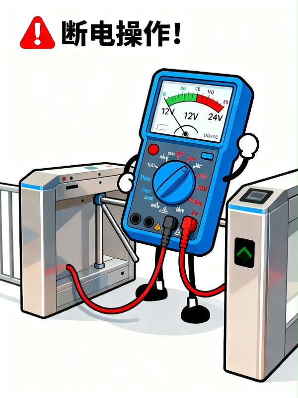 卡通万用表断电提示无水印
