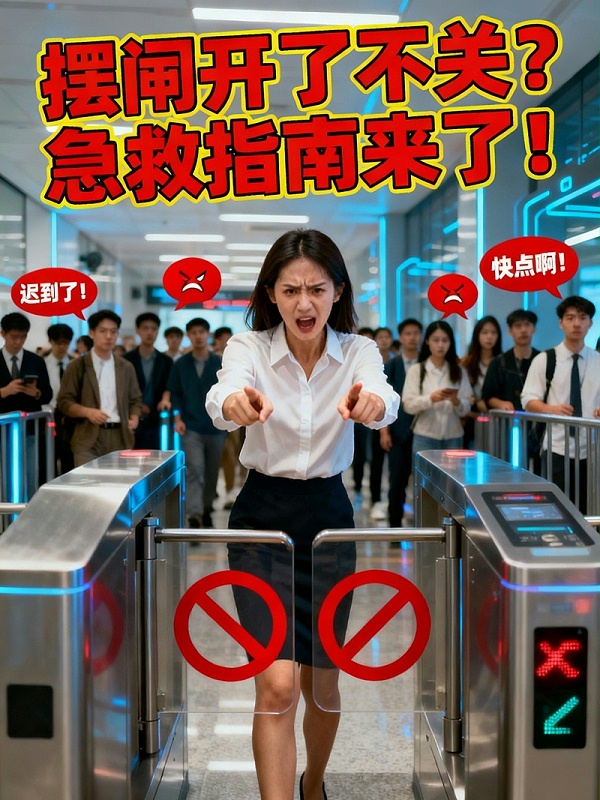摆闸故障警示无水印
