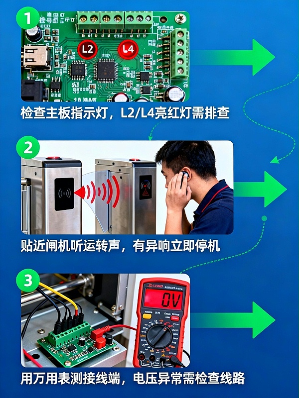 闸机故障排查无水印