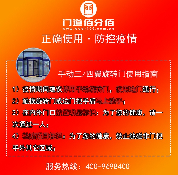 手动旋转门使用指南