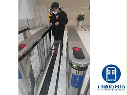 闸机维保案例丨大厦内部大堂宝盾闸机保养实录