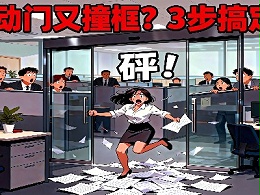 自动门关闭时撞击门框？原因分析与完整解决方案