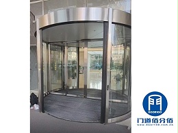 国家电网办公楼自动两翼旋转门防夹传感器维修更换案例