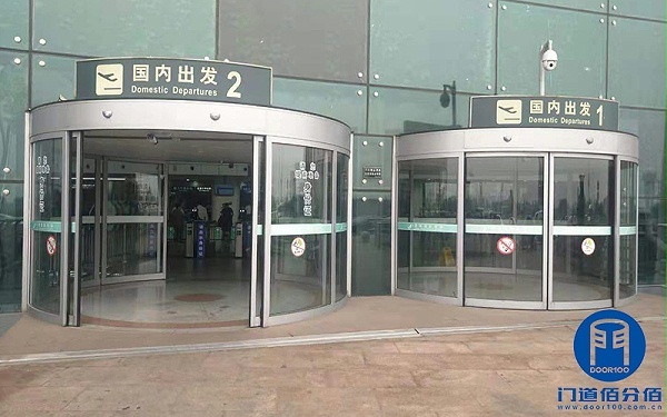 山东某机场弧形自动门保养服务