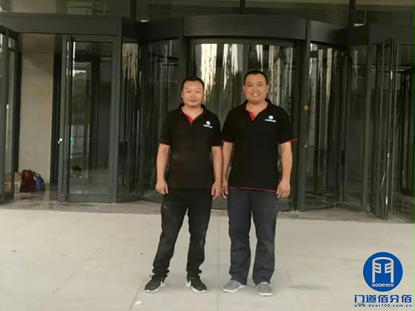 济南党校多玛自动旋转门电器系统维修升级服务