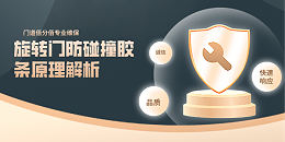 旋转门防碰撞胶条原理解析：守护安全的关键防线