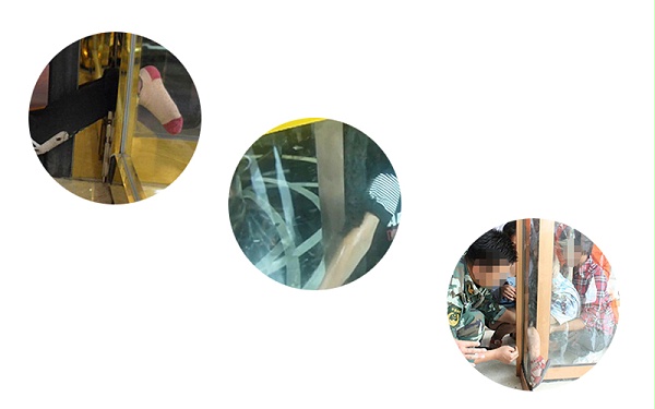 普通防夹传感器有盲区，新式激光传感器用于自动旋转门更安全