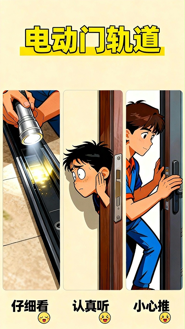 电动门轨道无水印