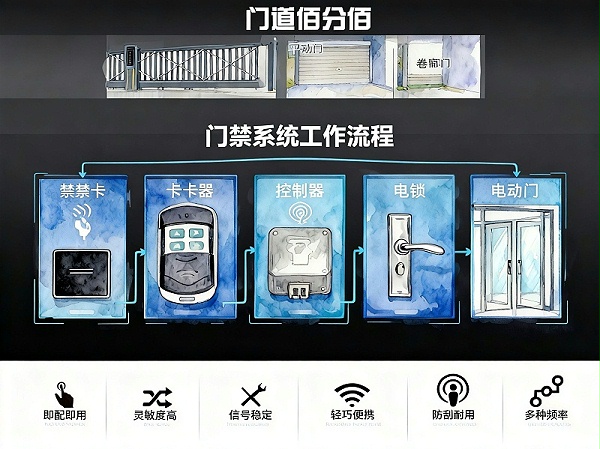 门禁流程图无水印