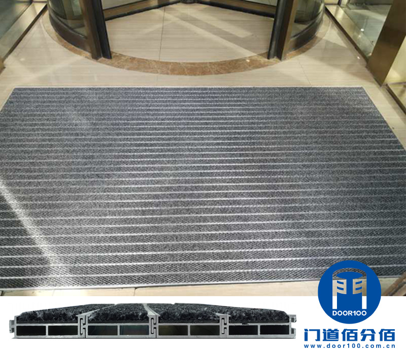 宽纹环扣铝合金地垫铺设安装服务案例
