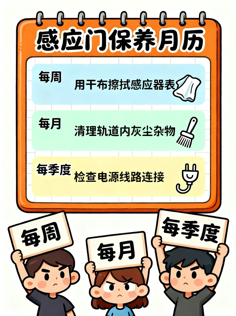 感应门保养月历无水印 感应门保养月历无水印