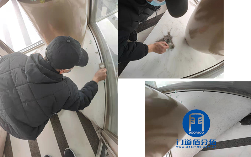 秋季保养丨凯必盛带展箱两翼旋转门保养服务