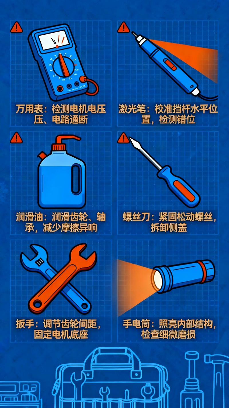 工业工具简笔画海报(除水印)