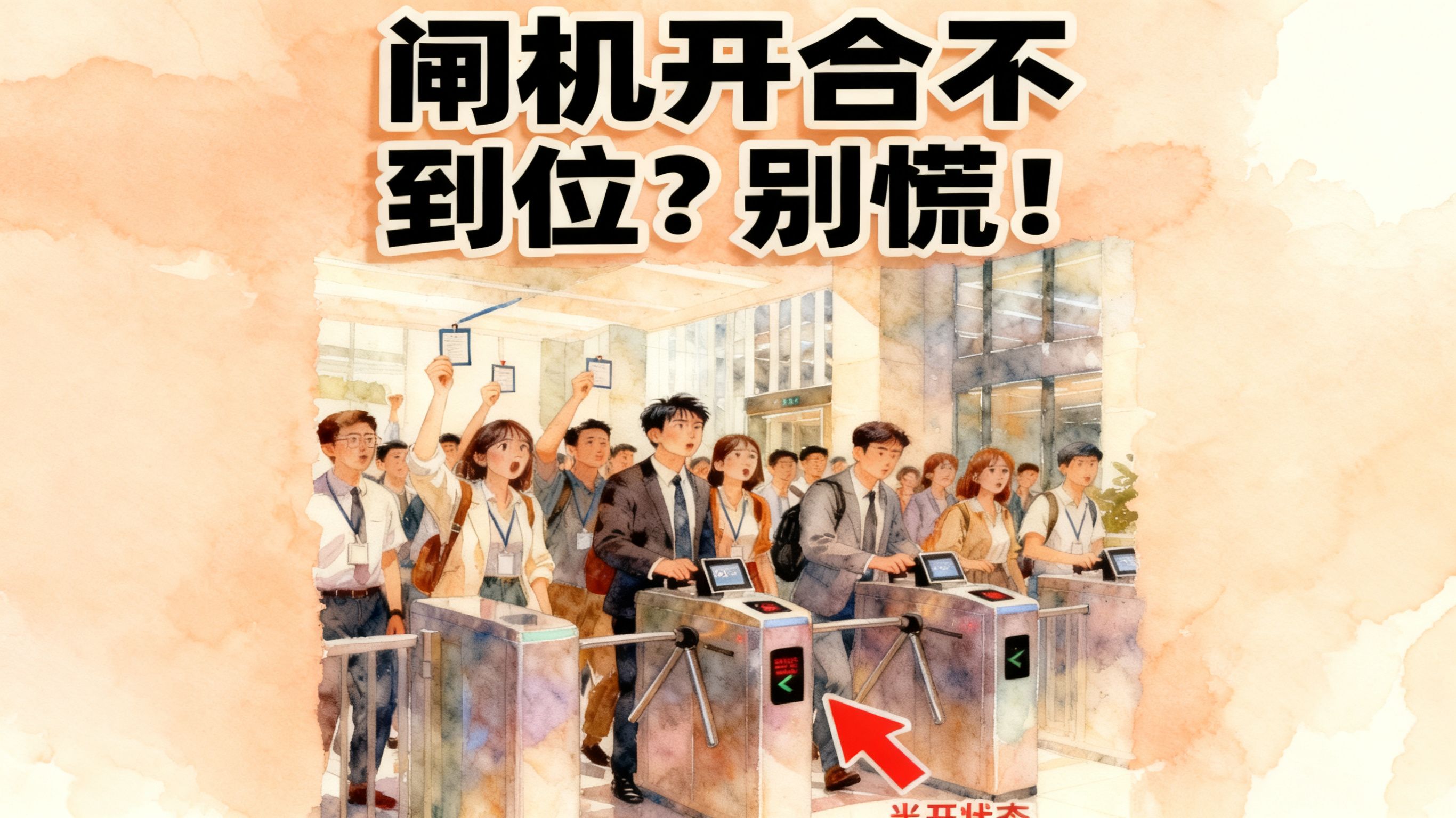 闸机闸翼开合不到位？全面诊断与专业修复指南