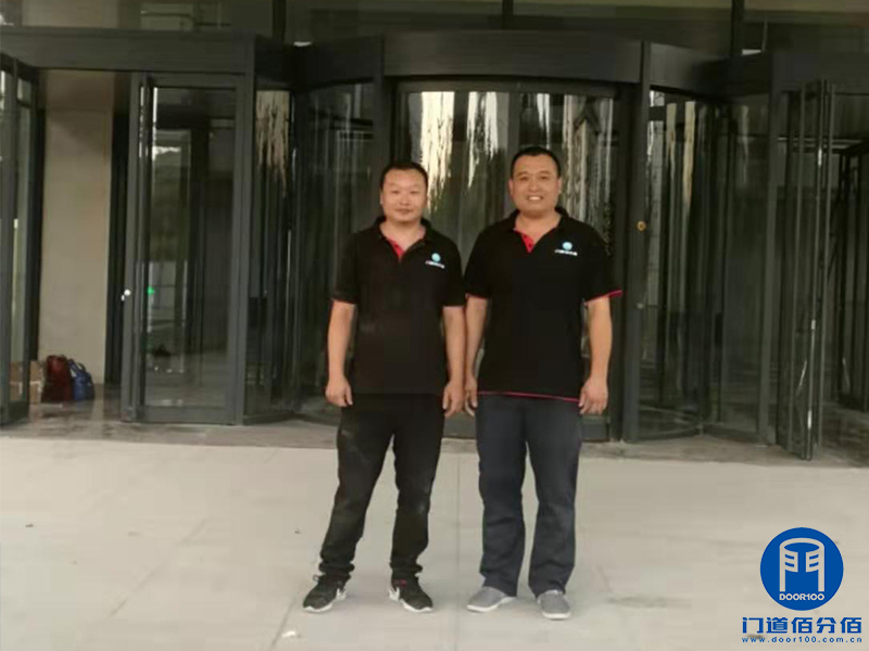 济南党校多玛自动旋转门电器系统维修升级服务