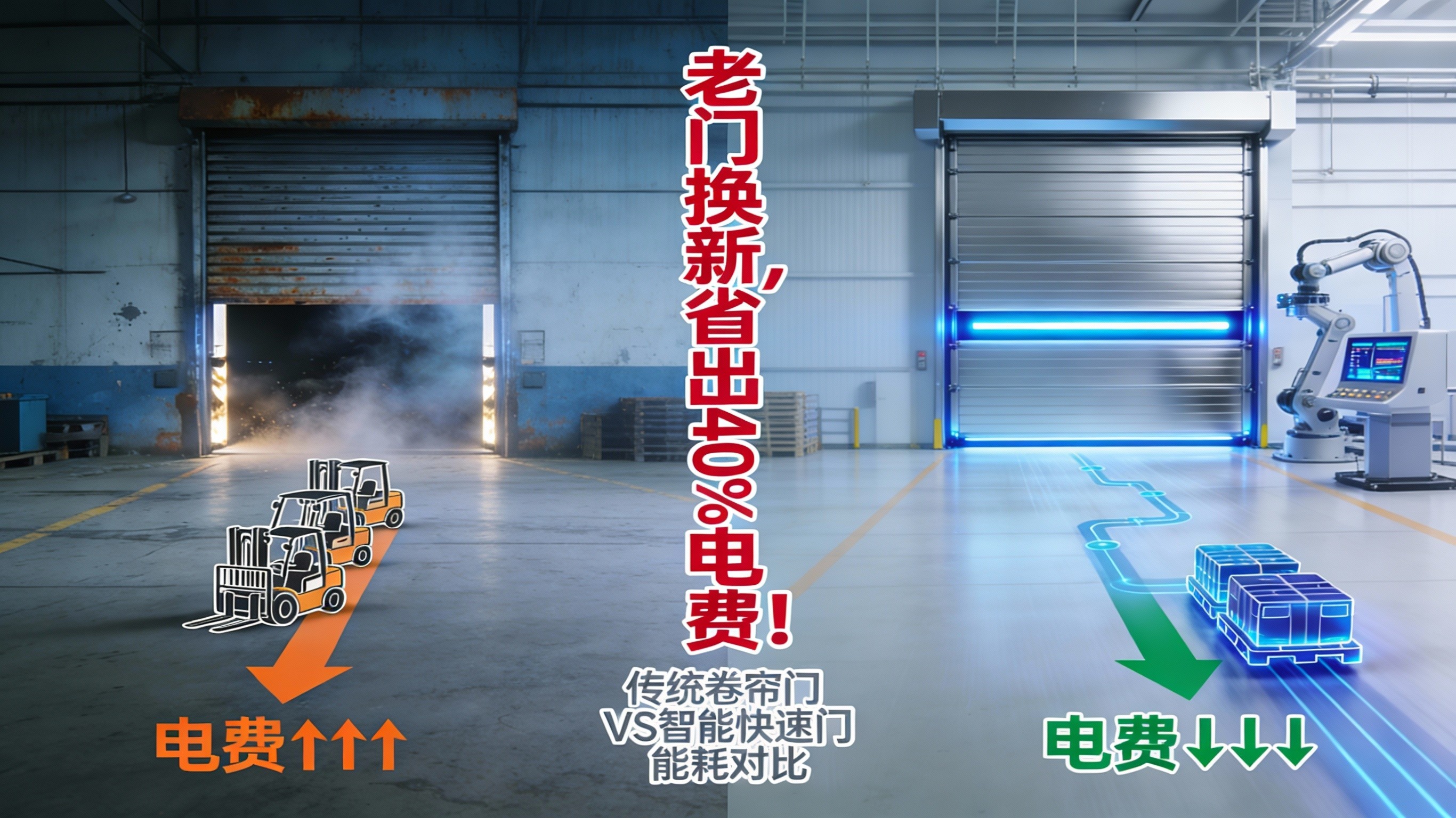真实案例揭秘：老旧工业门升级后，实现能耗降低37%+与效率翻倍？