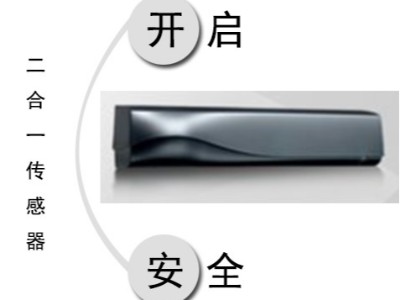 自动门二合一复合型感应器，兼备感应开启与安全防护功能