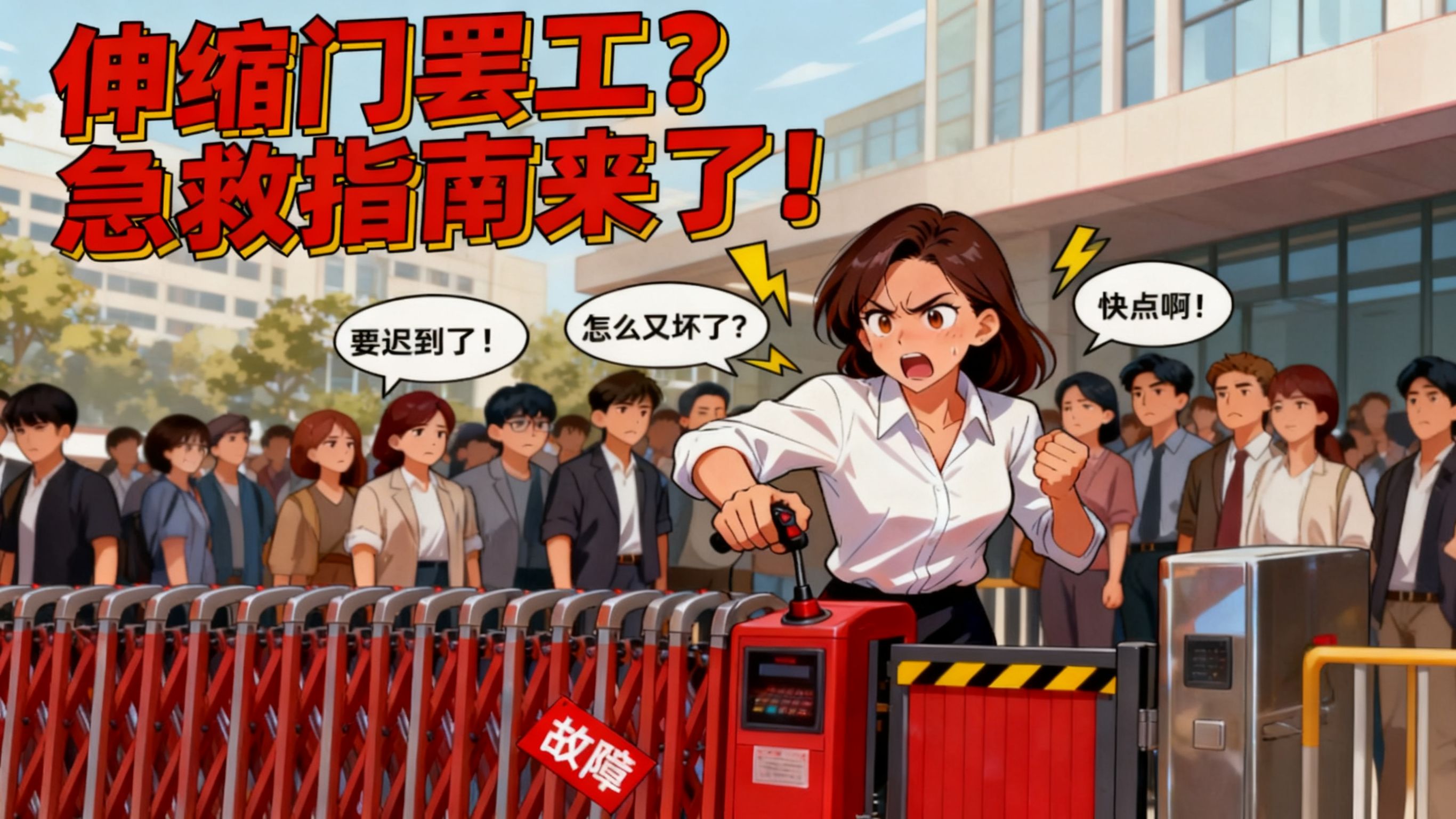 伸缩门故障排查与维修指南：基础自查 + 专业服务推荐