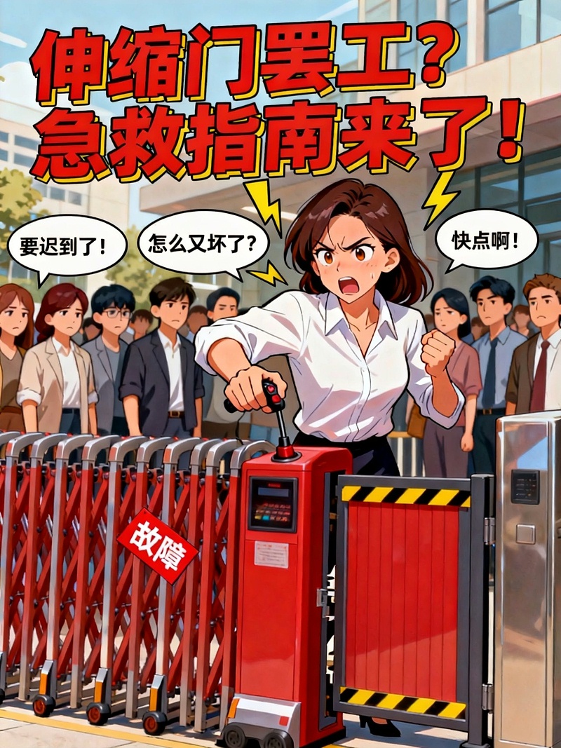 伸缩门故障指南无水印