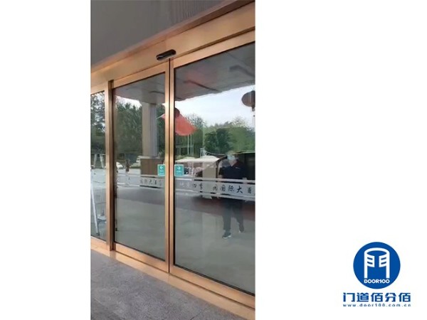 自动玻璃感应门启动与防夹二合一感应器安装服务