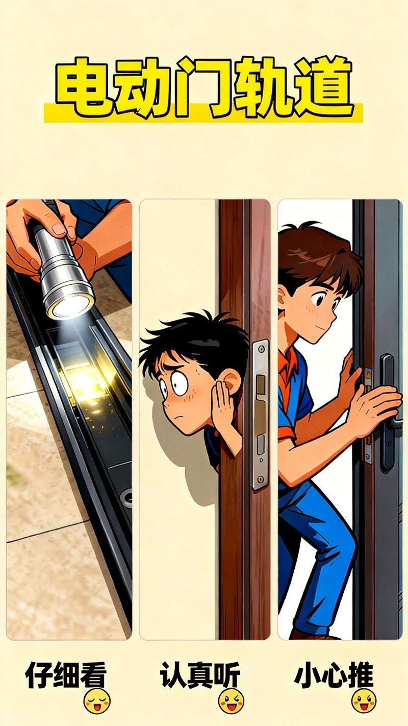 电动门轨道无水印