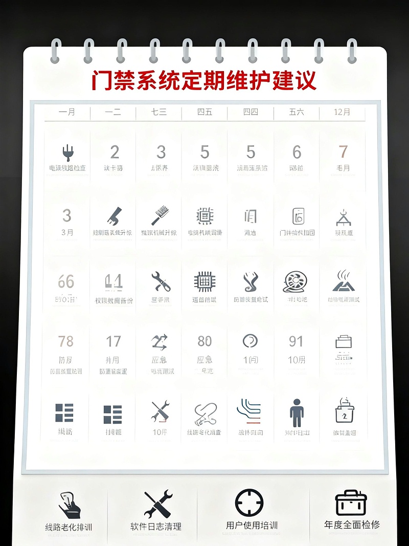 门禁维护日历无水印